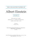 The Collected Papers of Albert Einstein, Volume 14 (English)
