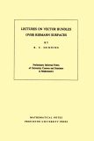 Lectures on Vector Bundles over Riemann Surfaces