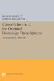 Casson's Invariant for Oriented Homology Three-Spheres
