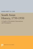 South Asian History, 1750-1950