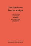 Contributions to Fourier Analysis